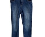 Carters Kid Jeans 7 Girls Blue 5 Pocket Skinny Denim Jeans  Waist Adjusters - $8.79