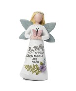 "Butterflies Appear When Angels Are Near" Garden Angel With Butterfly Figurine - $15.95