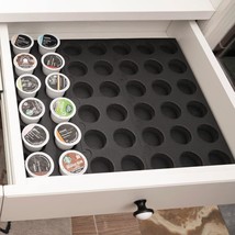 Coffee Pod Holder Diy Size Organizer 60 Compatible Tray Drawer Holds With Keurig - £30.78 GBP