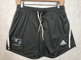 University of Wisconsin La Crosse Adidas Team Issued Knit Shorts Gray Wo... - $9.79