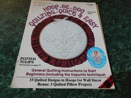 Hoop de Doo Quilting Quick &amp; Easy by Verna Holt Flower wheel - $2.99