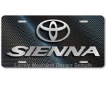 Toyota Sienna Inspired Art Gray on Carbon FLAT Aluminum Novelty License ... - £14.08 GBP
