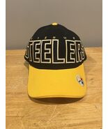 Pittsburgh Steelers Hat Embroidered Large Print Reebok Ball Cap NFL Head... - $726.24 MXN