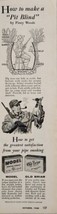 1958 Print Ad Model &amp; Old Briar Tobacco Duck Hunter Smoking Pipe &quot;Pit Bl... - $15.28