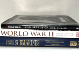 World War II Book Lot The Battle Of The Bulge, US Submarines Visual History - $16.44