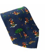 Walt Disney That&#39;s Donald Donald Duck Novelty Silk Made In Italy Necktie - $15.25
