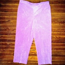 Alfred Dunner Pants Pink Women Proportioned Short Size 14 Corduroy Class... - $37.42