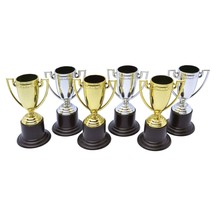 Winner Trophies with Stickers Pack of 6 General Jokes Unisex One Size - £7.43 GBP