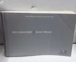 2015 Infiniti QX80 Owners Manual Guide Book - $1,454.82 MXN