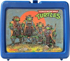Vintage 1991 Teenage Mutant Ninja Turtles Lunchbox Mirage Studios, no Th... - £7.98 GBP