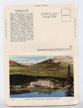 Chateau Lake Louise Folkard Folding Postcard - £8.04 GBP