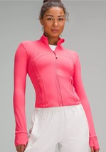 LULULEMON DEFINE CROPPED JACKET NULU~GLAZE PINK~0-2 4 6 8~10~12~14~NWT - $164.95