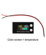 DC 8-100V Capacity Indicator LCD Meter Lead-acid LDC LiFePO4 Voltage - $11.27+
