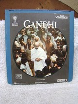 CED VideoDisc Gandhi Part 1 &amp; 2, Columbia Pictures, Academy Award Winner - £8.57 GBP