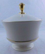 LENOX LYRIC COVERED CANDY DISH ETERNAL CREAM AND GOLD 24k - $50.26