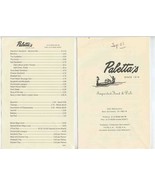 Paletta&#39;s Imported Food &amp; Deli Menu Recoleta San Antonio Texas 2001 - £14.01 GBP