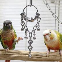 Parrot Chew Toy Stainless Steel Bell Toy for Birds Mental Stimulation&amp;En... - $29.99