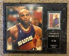 Charles Barkley 8x10 photo in Plaque W/engraved nameplate NBA Phoenix Suns HOF - £14.54 GBP