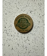 1960 wooden nickel commorating Palmyra, PA bicentennial (1760-1960) - $188.47 MXN