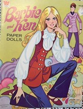 Whitman Mattel Vintage Barbie and Ken Paper Doll Book 1970 Uncut - £19.35 GBP