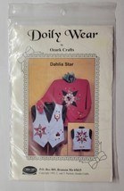 Doily Wear by Ozark Crafts Sweatshirt Applique Pattern #828 Dahlia Star - $9.89