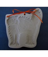 Vtg Brown Bag Cookie Art Scaredy Cat Shortbread Mold 1988 Halloween Hill... - £10.93 GBP