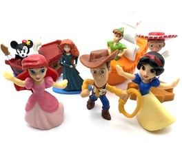 McDonald&#39;s Happy Meal Toys Disney&#39;s Ariel, Woody, Jesse, Snow White, Peter Pan - £6.38 GBP