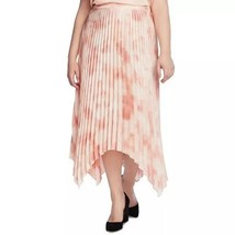 NWT Womens Plus Size 2X Vince Camuto Watercolor Asymmetrical Pleated Skirt - $41.15