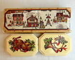 Vintage AVON Christmas 1982 Soap Holiday Country Decal Soap Bells Horn D... - £11.06 GBP