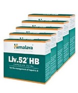 5 packs X (30 Caps) Himalaya Liv.52 HB  FREE SHIP - £38.27 GBP