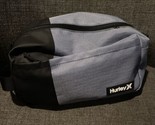 HURLEY TRAVEL BAG Toiletry Pouch BLACK/GREY Gym Weekends Roadtrips MENS - $17.82