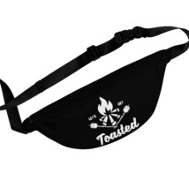 Personalised Fanny Pack - Black and White Campfire &#39;Let&#39;s Get Toasted&#39; D... - £26.73 GBP