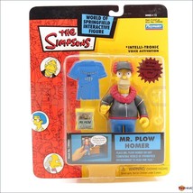 The Simpsons World of Springfield Mr. Plow Homer Interactive Figure 2003 NEW NIB - £48.56 GBP