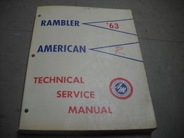 1963 Amc Rambler American Service Shop Repair Manual Factory Oem Book American - £56.43 GBP