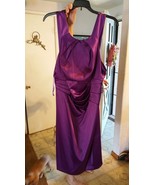J TAYLOR Women&#39;s Purple, Formal Dress (12641M) size 14. Knee-length - £13.50 GBP