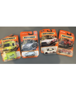 matchbox cars (4), Lemon Lime Time Van, 03 mini cooper, GT &amp; Fire Truck - $26.59 CAD