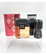 Gift Set Avon BLACK SUEDE Cologne After Shave Conditioner &amp; Deodorant Ne... - €35,82 EUR