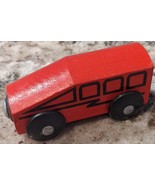 IKEA Wooden Red Train Car Engine - £7.04 GBP
