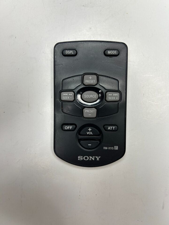 Sony RM-X115 Remote for CDXMP30, CDXL510X, CDXL350, CDXCA400, CDXMP40, C... - $7.08