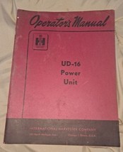 International Harvester IH Special Attachments for UD-16 Power Unit  Manual - $16.82
