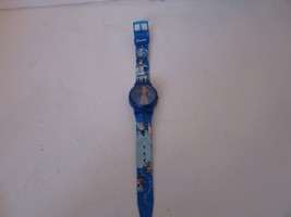 Disney Wristwatch Digital Hologram Cinderella Needs Battery Vinyl Band L183 - £2.96 GBP
