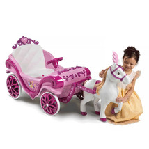 Princess Royal Horse and Carriage Battery-Powered Vehicle Sound Effects, Ages 3+ - £172.90 GBP