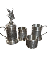 Thai glass elephant Thai tradition dance Classic glass King&#39;s PEWTER - €29,63 EUR