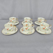 Theodore Haviland Lemoges France Schleiger No. 1226 Six(6) Cup and Saucer Sets - £67.04 GBP