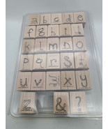 Stampin Up 2007 Doodle Alphabet Stamp Set Junk Journaling Card Making Cr... - $9.50