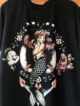 Jr. Wm. S Disney Ariel The Little Mermaid Sebastian Crab Flounder Fish Shirt - £11.70 GBP