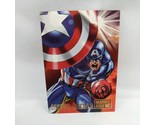 Marvel Versus DC Trading Card Captain America 1995 Fleer Skybox #2 - £7.77 GBP