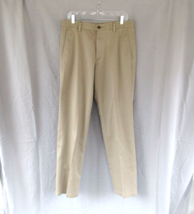 Dockers pants flat front  34x34   beige 100% cotton - $14.65