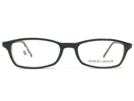 Giorgio Armani Eyeglasses Frames 2041 327 Black Brown Horn Rim 49-17-135 - £74.74 GBP