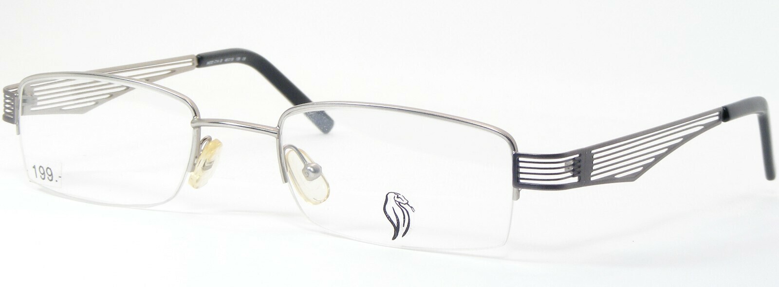 Cobra Optics C14 B Silver /Grey Unique Rare Eyeglasses Glasses 46-19-135... - $82.31